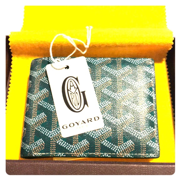 Authentic Goyard Billfold Wallet (Green)